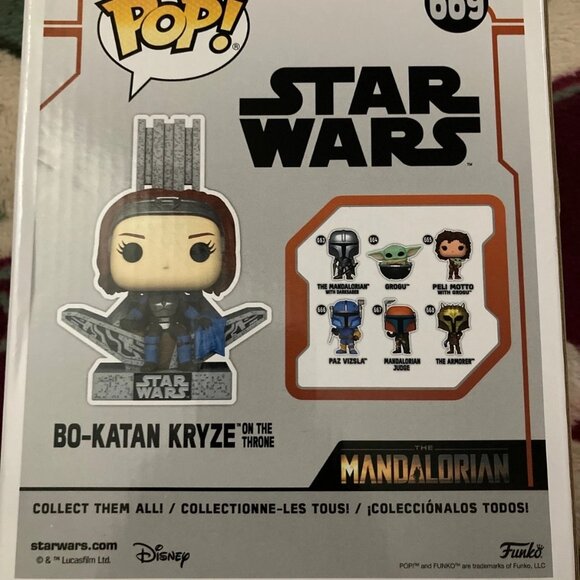Funko Pop! Deluxe: Star Wars - Bo-Katan Kryze on the Throne #669 - Picture 3 of 8